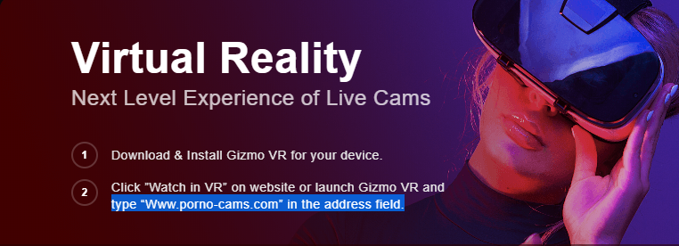 Virtual Reality Porn With Porno Cams